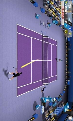 网球类智能手机游戏应用程序