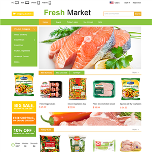 iShop4超市生鲜电商网站